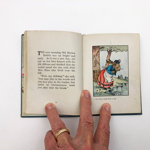 How Peter Rabbit Went to Sea 1935 Duff Graham Wee Books for Wee Folks - Picture 9 of 11